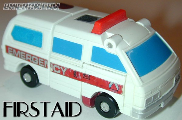 Transformers Generation 1 First Aid (Protectobot) toy Transformers Generation 1 First Aid (Protectobot) toy