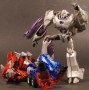 Transformers Prime Entertainment Pack (First Edition - Optimus Prime & Megatron with Raf, Jack, & Miko) toy