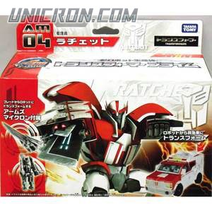 Transformers Prime (Arms Micron - Takara) AM-04 Ratchet with R.A. toy