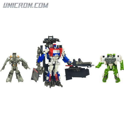 Transformers Cyberverse Battle in the Moonlight - Optimus Prime & Ratchet vs Crankcase toy Transformers Cyberverse Battle in the Moonlight - Optimus Prime & Ratchet vs Crankcase toy