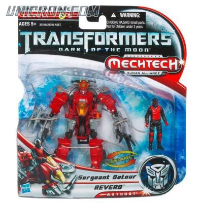 Transformers 3 Dark of the Moon Reverb with Sergeant Detour toy Transformers 3 Dark of the Moon Reverb with Sergeant Detour toy