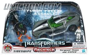Transformers 3 Dark of the Moon Flash Freeze Assault Set (Sideswipe with Sergeant Chaos & Icepick) toy Transformers 3 Dark of the Moon Flash Freeze Assault Set (Sideswipe with Sergeant Chaos & Icepick) toy