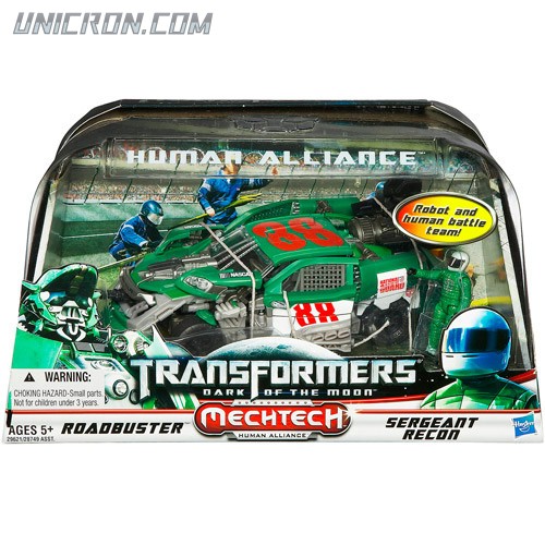Transformers 3 Dark of the Moon Roadbuster w/ Sergeant Recon (Human Alliance) toy Transformers 3 Dark of the Moon Roadbuster w/ Sergeant Recon (Human Alliance) toy
