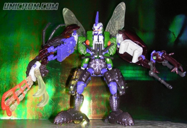 Transformers Beast Wars Tripredacus (Ram Horn, Sea Clamp, Cicadacon) toy Transformers Beast Wars Tripredacus (Ram Horn, Sea Clamp, Cicadacon) toy