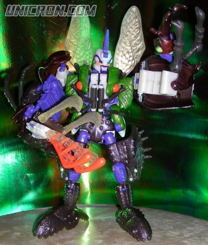 Transformers Beast Wars Tripredacus (Ram Horn, Sea Clamp, Cicadacon) toy Transformers Beast Wars Tripredacus (Ram Horn, Sea Clamp, Cicadacon) toy