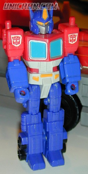 Transformers Generation 1 Optimus Prime (Action Master) with Armored Convoy toy