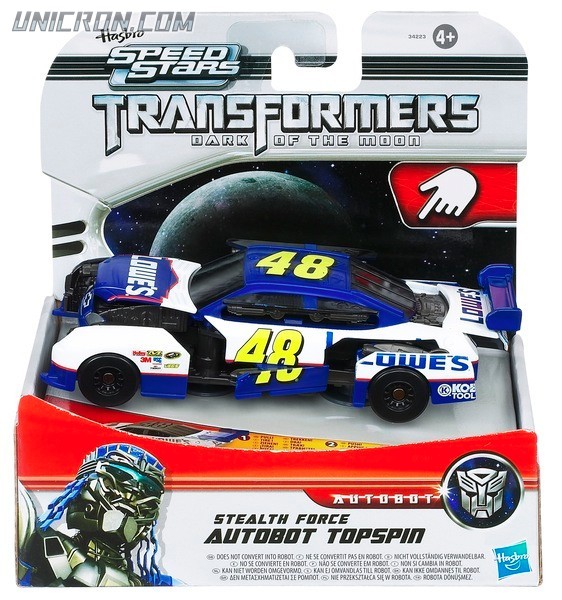 Transformers RPMs/Speed Stars Stealth Force Topspin toy