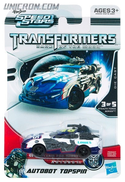 Transformers RPMs/Speed Stars Autobot Topspin (Speed Stars) toy