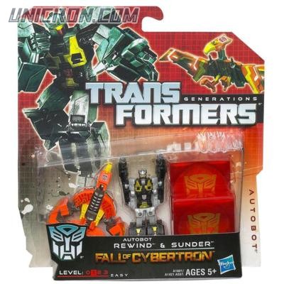 Transformers Generations Rewind and Sunder toy Transformers Generations Rewind and Sunder toy