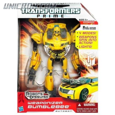 Transformers Prime Bumblebee (Weaponizer) toy Transformers Prime Bumblebee (Weaponizer) toy