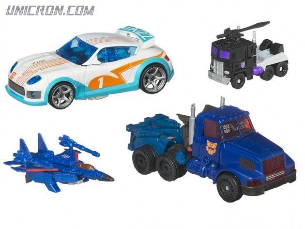 Transformers Generations Ultimate Gift Set: Combat Hero Optimus Prime, Autobot Jazz, Motorbreath, Thundercracker toy Transformers Generations Ultimate Gift Set: Combat Hero Optimus Prime, Autobot Jazz, Motorbreath, Thundercracker toy
