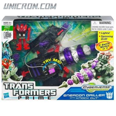 Transformers Cyberverse Energon Driller with Knock Out toy Transformers Cyberverse Energon Driller with Knock Out toy