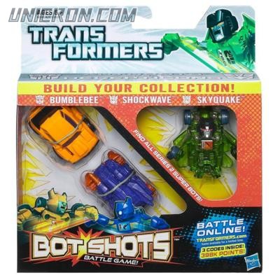 Transformers Bot Shots Bumblebee, Shockwave, Skyquake (Bot Shots 3-pack) toy Transformers Bot Shots Bumblebee, Shockwave, Skyquake (Bot Shots 3-pack) toy