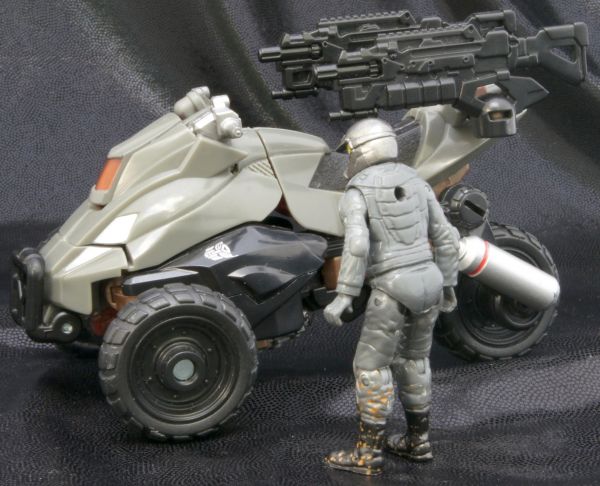 Transformers 3 Dark of the Moon Backfire with Spike Witwicky toy Transformers 3 Dark of the Moon Backfire with Spike Witwicky toy