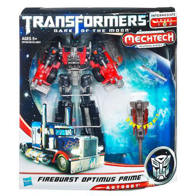 Transformers 3 Dark of the Moon Fireburst Optimus Prime toy Transformers 3 Dark of the Moon Fireburst Optimus Prime toy