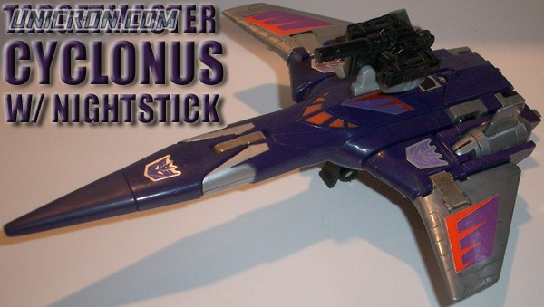 Transformers Generation 1 Cyclonus with Nightstick toy Transformers Generation 1 Cyclonus with Nightstick toy