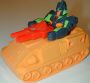 Transformers Generation 1 Gutcruncher (Action Master) with Stratotronic Jet toy