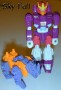 Transformers Generation 1 Skyfall (Action Master) with Top-Heavy toy