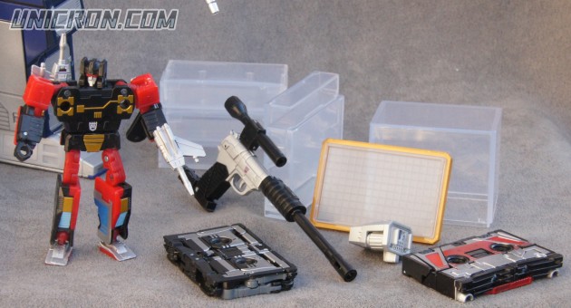 Transformers Masterpiece Masterpiece Soundwave, w/ Rumble, Laserbeak, Frenzy, Ravage, Buzzsaw toy Transformers Masterpiece Masterpiece Soundwave, w/ Rumble, Laserbeak, Frenzy, Ravage, Buzzsaw toy