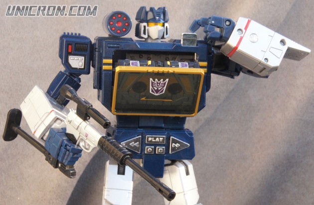 Transformers Masterpiece Masterpiece Soundwave, w/ Rumble, Laserbeak, Frenzy, Ravage, Buzzsaw toy Transformers Masterpiece Masterpiece Soundwave, w/ Rumble, Laserbeak, Frenzy, Ravage, Buzzsaw toy