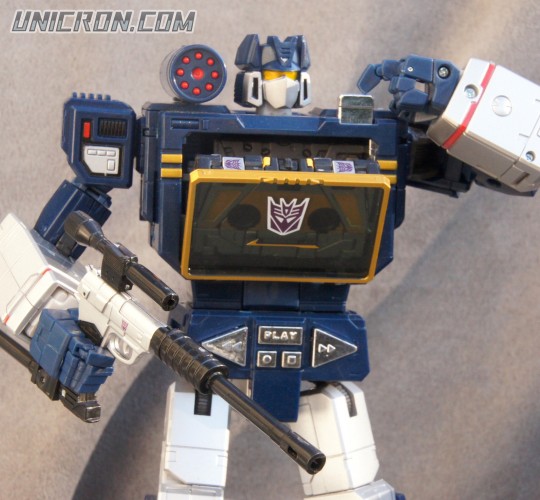 Transformers Masterpiece Masterpiece Soundwave, w/ Rumble, Laserbeak, Frenzy, Ravage, Buzzsaw toy Transformers Masterpiece Masterpiece Soundwave, w/ Rumble, Laserbeak, Frenzy, Ravage, Buzzsaw toy