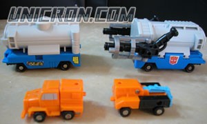 Transformers Generation 1 Micromaster Tanker Truck (combiner transport - Pipeline & Gusher) toy Transformers Generation 1 Micromaster Tanker Truck (combiner transport - Pipeline & Gusher) toy