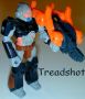 Transformers Generation 1 Treadshot (Action Master - with Catgut) toy