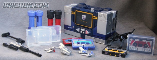 Transformers Masterpiece Masterpiece Soundwave, w/ Rumble, Laserbeak, Frenzy, Ravage, Buzzsaw toy Transformers Masterpiece Masterpiece Soundwave, w/ Rumble, Laserbeak, Frenzy, Ravage, Buzzsaw toy