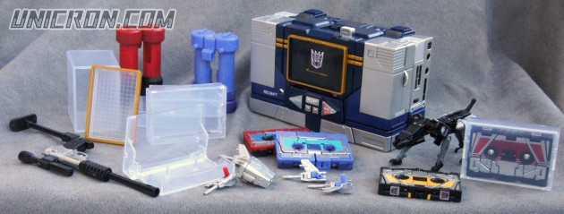 Transformers Masterpiece Masterpiece Soundwave, w/ Rumble, Laserbeak, Frenzy, Ravage, Buzzsaw toy Transformers Masterpiece Masterpiece Soundwave, w/ Rumble, Laserbeak, Frenzy, Ravage, Buzzsaw toy