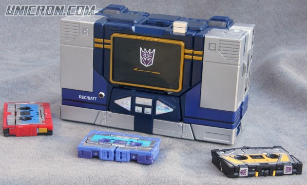 Transformers Masterpiece Masterpiece Soundwave, w/ Rumble, Laserbeak, Frenzy, Ravage, Buzzsaw toy Transformers Masterpiece Masterpiece Soundwave, w/ Rumble, Laserbeak, Frenzy, Ravage, Buzzsaw toy
