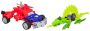 Transformers Construct-Bots Optimus Prime with Gnaw - Construct-Bots Dinobot Warriors toy