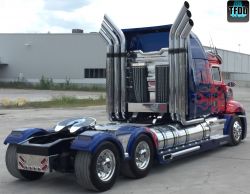 Optimus Prime & Stunt Driver Randy Peters